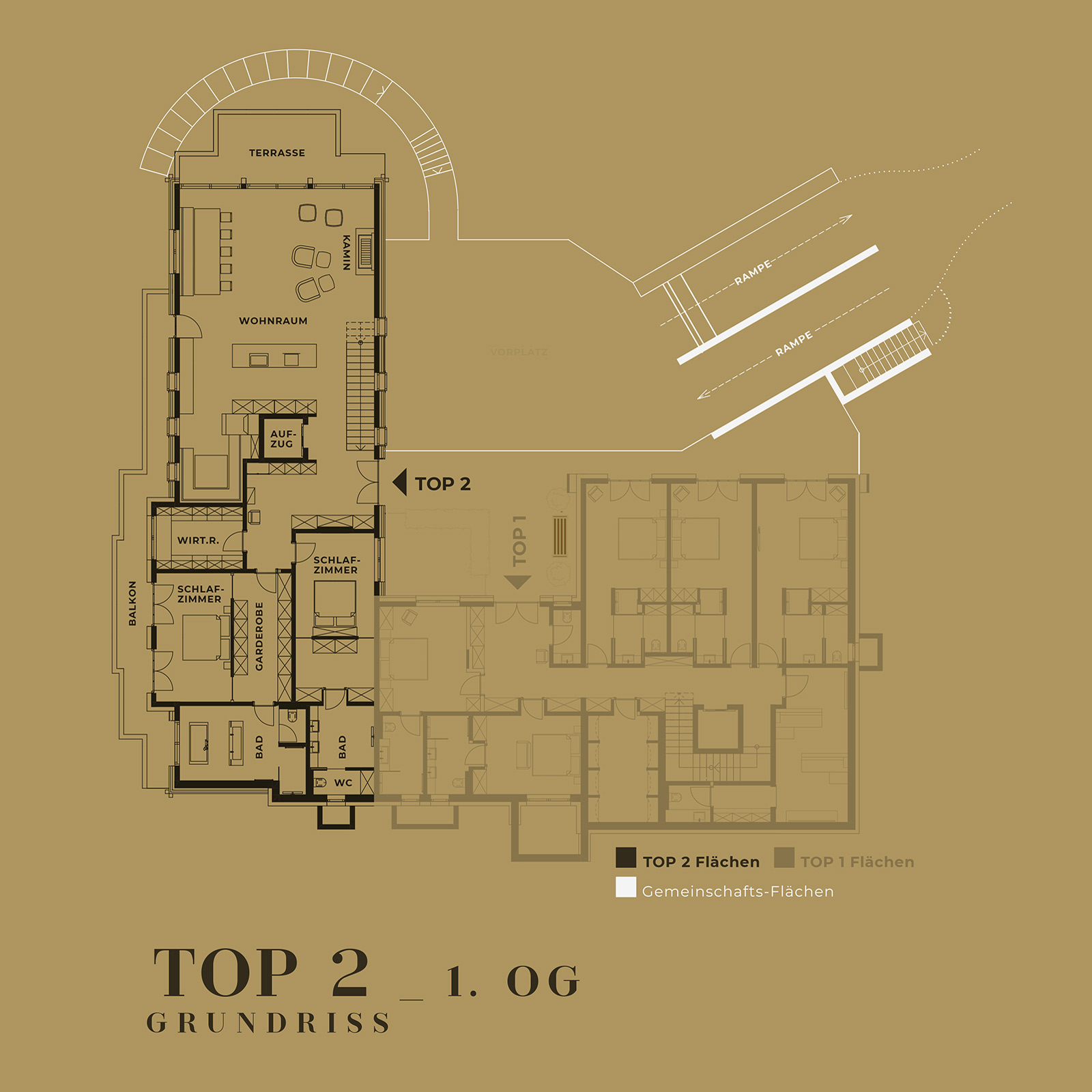 MM TWO CHALETS GRUNDRISSE